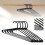 Xoxingysm Plastic Kledinghangers 5-pack Ruimtebesparend 1