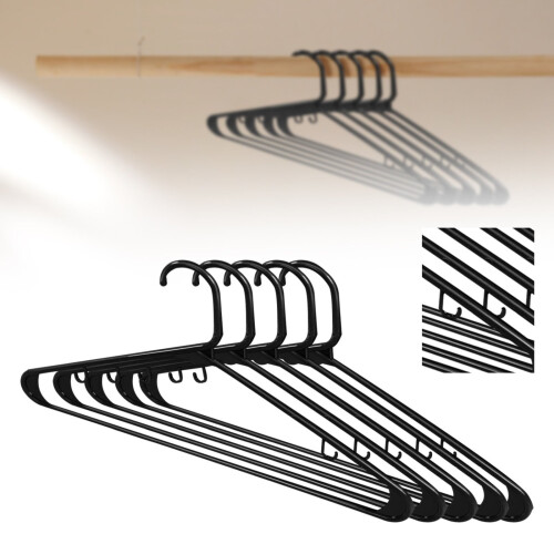 Xoxingysm Plastic Kledinghangers 5-pack Ruimtebesparend
