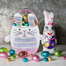 Panier de rangement en forme de lapin de Pâques pour les œufs, les bonbons et les cadeaux