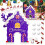 Gingerbread House Mini Golf Set with 6 Balls 1
