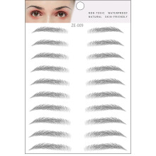 Eyebrow Stickers European Broken Style Water Transfer