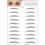 Eyebrow Stickers European Broken Style Water Transfer 1