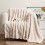 Blanket Throw Beige Soft Fuzzy 30x40 Inch 1