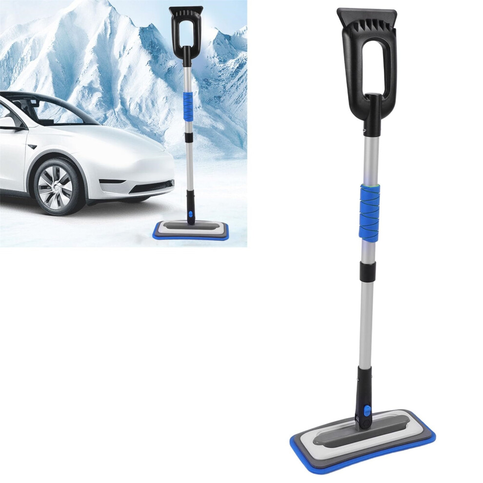 Snow Brush With Ice Scraper Adjustable Aluminum Handle 35.4 913466665549