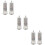 LED-Geburtstagskerzen, 3er-Set, flackernd, transparent 1