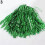 Cheerleader Pom Poms Metallic Red 6 Pcs 1