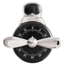 Mechanical Wind-Up Kitchen Timer with Loud Alarm