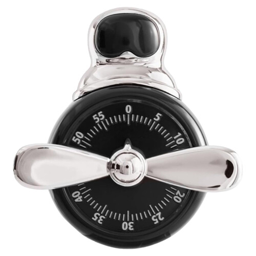 Mechanical Wind-Up Kitchen Timer with Loud Alarm