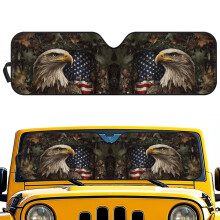 Windshield Sunshade for Jeep Wrangler JL/JLU 2018-2024 &