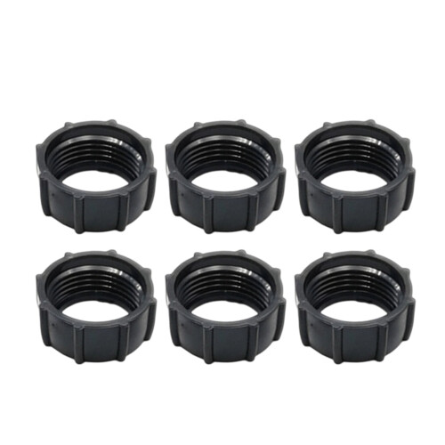 Fästmutter för 17 mm kulhuvudadaptrar 6 st