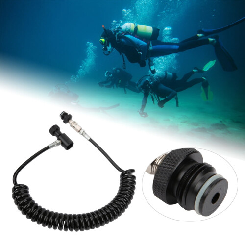 Paintball Coil Remote Hose Line Black 1