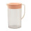 Pichet en plastique transparent avec couvercle 1,5 L 1