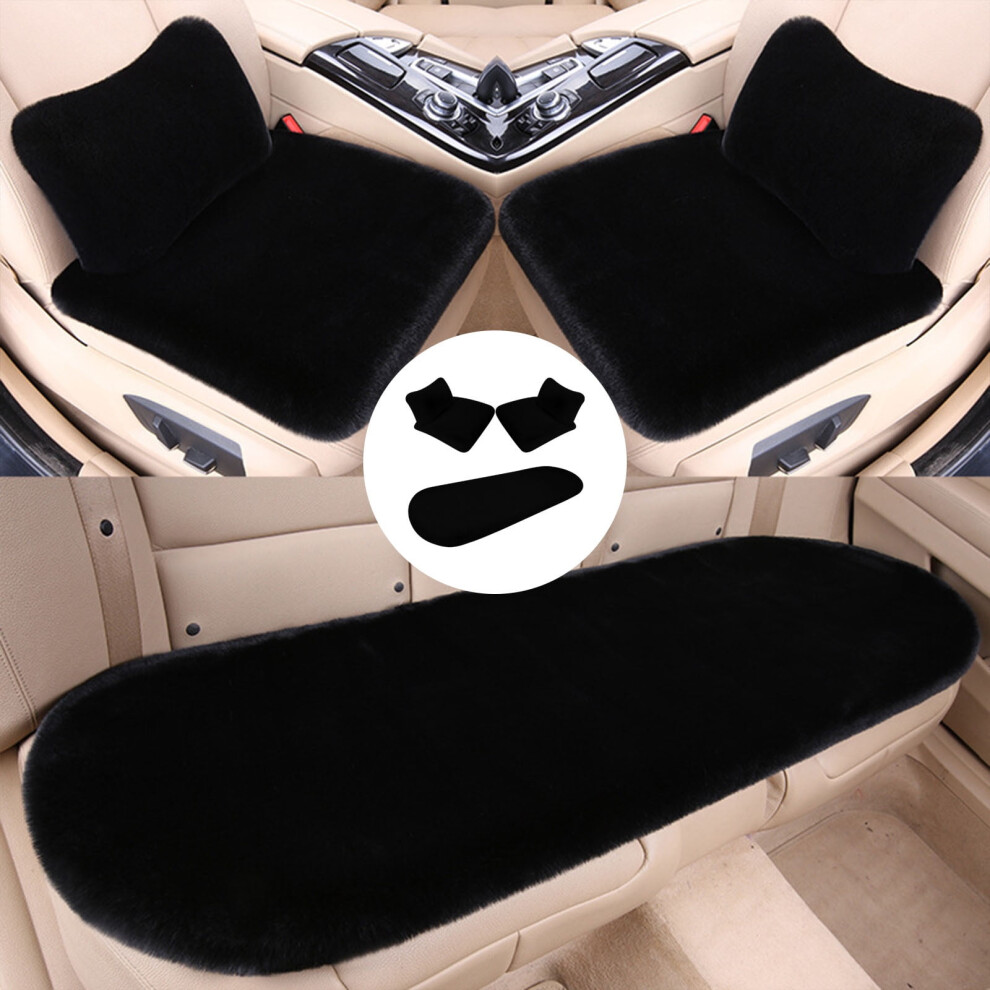 Plush Car Seat Cushion Soft Fuzzy Universal Fit 952399398230