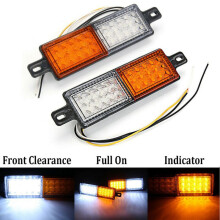 Universell 30-LED-ljus för bullbar, sidomarkeringsljus, 2 st