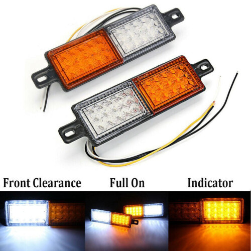 Faro laterale universale a 30 LED per paraurti (2 pezzi)