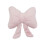 Soft Furry Bow Throw Pillow 3D Plush Decorative Pillow 1