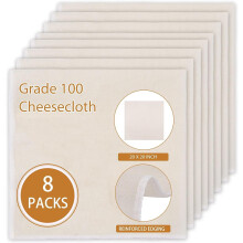 Reusable Cheese Cloths Unbleached Cotton 20x20 inch 8 12 16