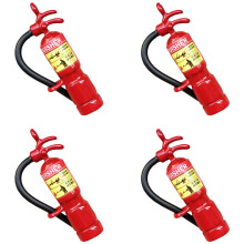 Mini red fire extinguisher iron portable safety equipment