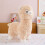 Peluche alpaga beige 35 cm 1