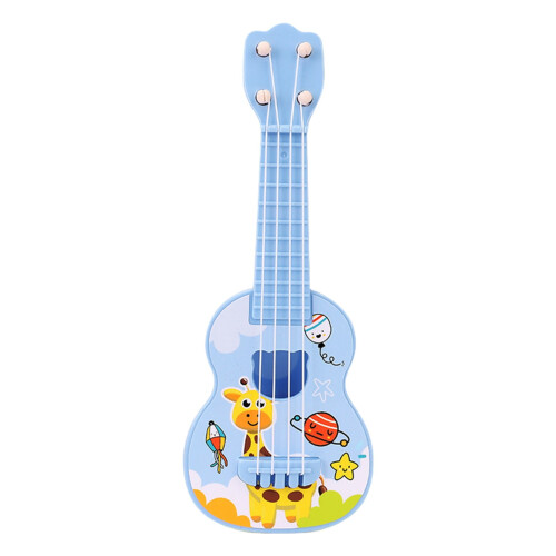 22 inch Kids Ukulele Nylon Strings Lightweight Blue Plastic