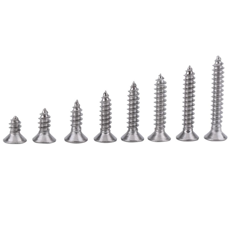 M3 Stainless Steel Self-Tapping Screws Ss304 200 Pcs 952399383434