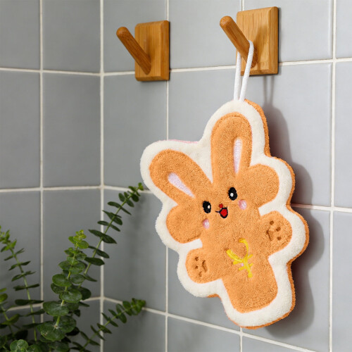 Rabbit-Shaped Hand Towel Absorbent 16x24 Inch