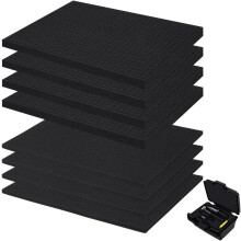 Pick and Pluck Foam Inserts 16x12 Inch 8 Pcs 0.4 in and 1