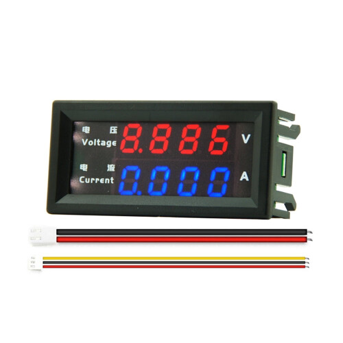 Digitale voltmeter/ampèremeter DC100V10A 4-cijferige LED