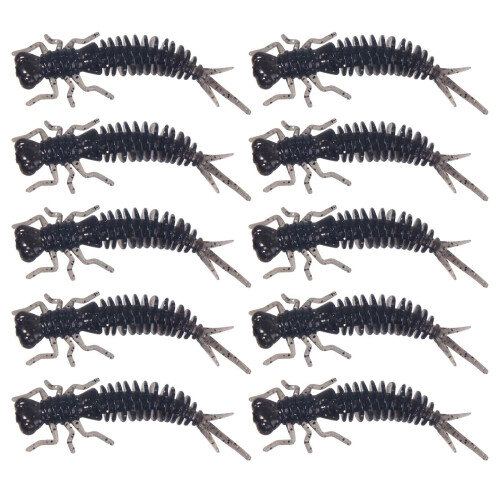 Fishing Lures Lifelike Soft Worm Bait 12pcs