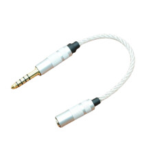 Audio Adapter Cable 4.4mm Male to 3.5mm Female White