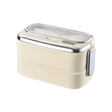 Stainless Steel Lunch Box Double Layer Microwave Safe