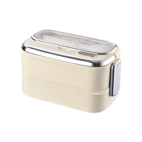 Stainless Steel Lunch Box Double Layer Microwave Safe