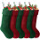 Calcetines navideños tejidos de 45 cm (6 unidades) 1