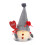 Swedish Tomte Plush Decor with Lights Grey #05 1