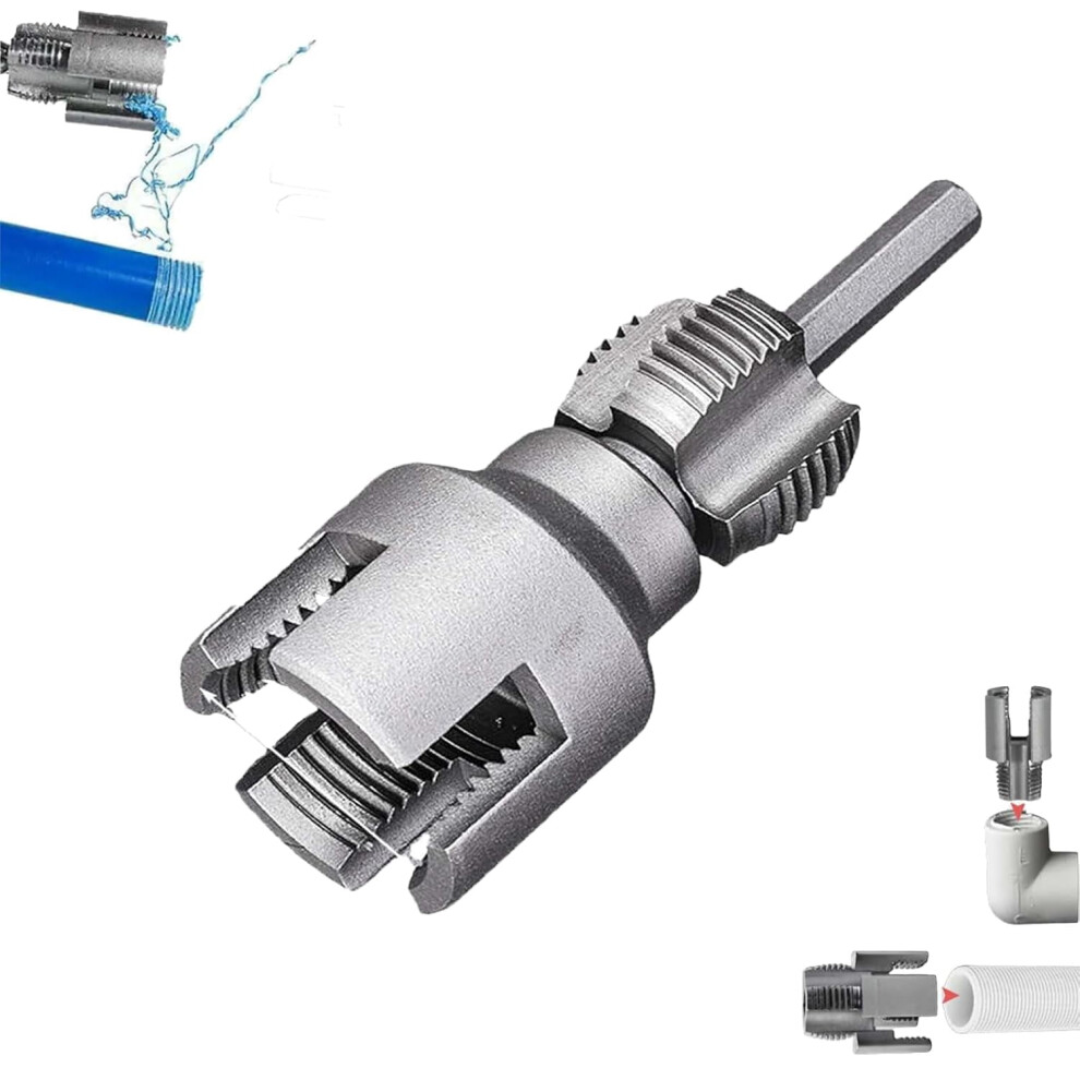 Pipe Threading Tool Dual-Function 1/2" & 3/4"