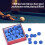 Billiard Cue Tips Soft Plastic 10mm 50 Pack 1