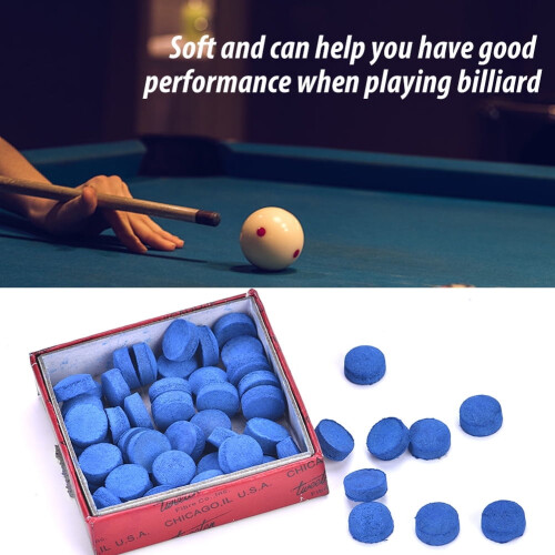 Billiard Cue Tips Soft Plastic 10mm 50 Pack