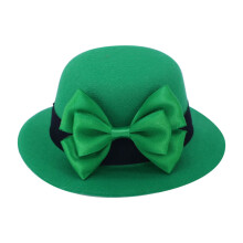 St Patrick's Day Green Top Hat Hair Card, Pulp PET, 1 pc