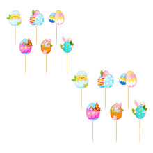 Easter Bunny Cupcake Toppers 12 Pcs