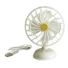 USB Electric Fan for Dollhouse 1:12 Scale White 2-Speed