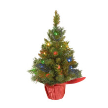 Set mit künstlichen Miniatur-Weihnachtsbaumkugeln