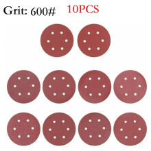 9 Inch 225mm Sanding Discs 10pcs 6-Hole 60-400 Grit