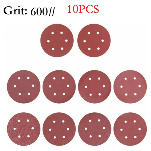 9 Inch 225mm Sanding Discs 10pcs 6-Hole 60-400 Grit