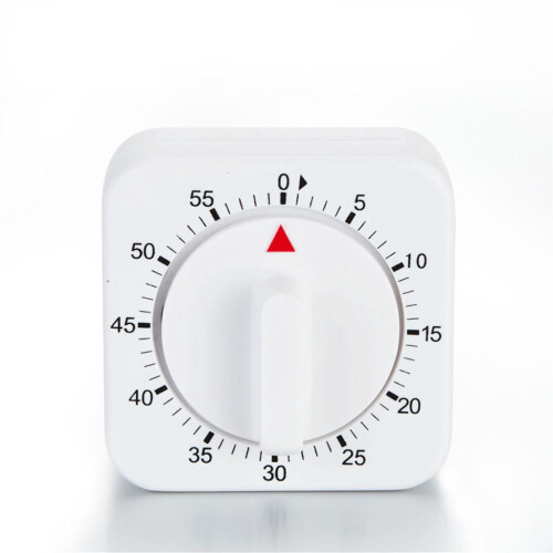 Kitchen Timer Mechanical Visual Countdown 60 Minutes