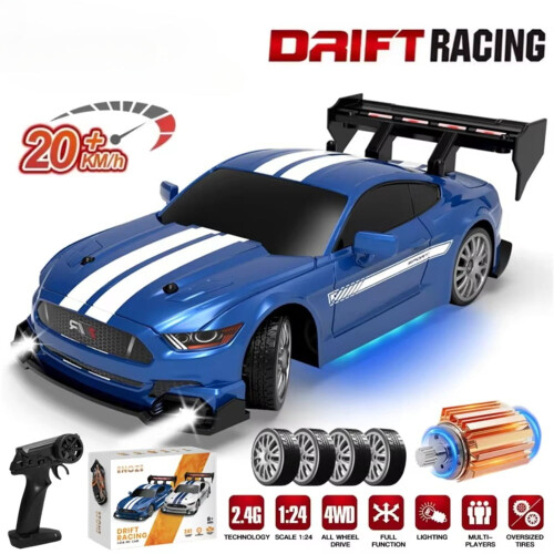Τηλεκατευθυνόμενο αυτοκίνητο Drift1: 24κλίμακες4WD30KM/H2.4GHz με φως LED 1