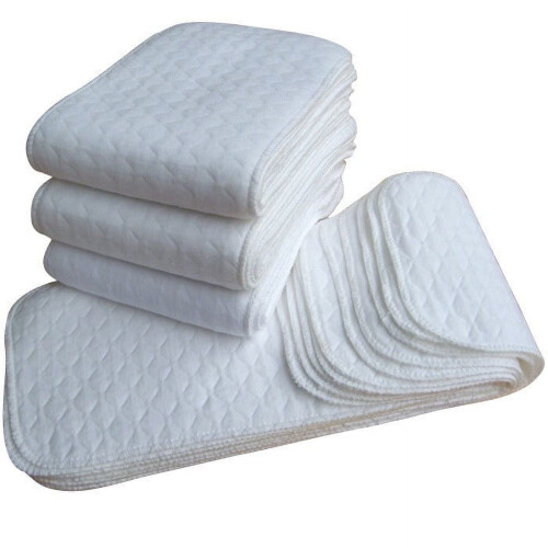 Organic Cotton Cloth Diapers Reusable Adjustable 5-Pack