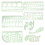 Plastic Stencils Circle Oval 9 pcs 1