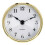 3.1 Inch Round Quartz Clock Insert with Gold Trim and Spade 1
