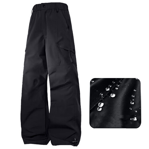 Women's Windproof Waterproof Cargo Pants High Waisted Loose