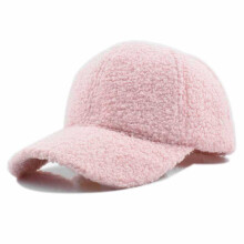 Gorra de béisbol de forro polar para mujer, cortavientos, cálida, gruesa y suave.